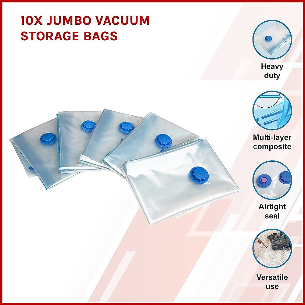 10X JUMBO Vacuum Storage Bags - Melbourne Home & Living