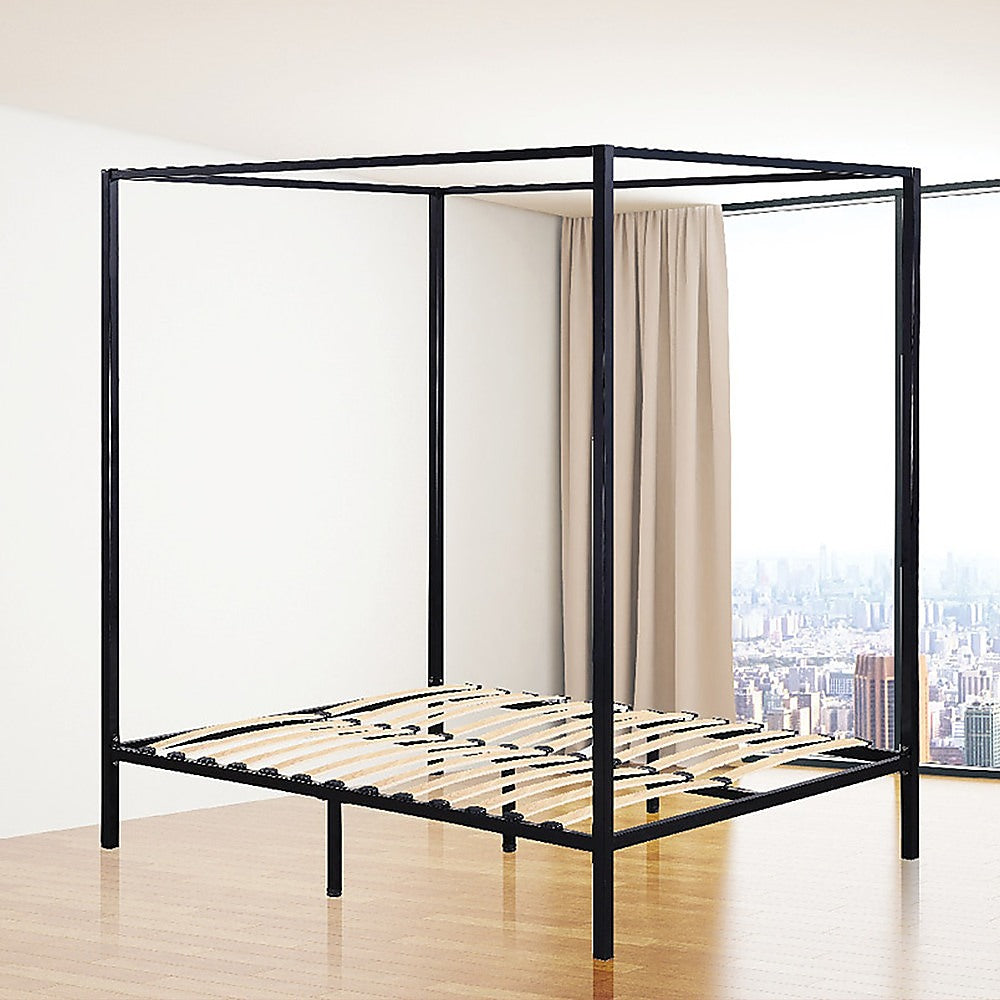 4 Four Poster Double Bed Frame - Melbourne Home & Living