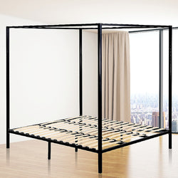 4 Four Poster King Bed Frame - Melbourne Home & Living