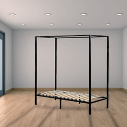 4 Four Poster Single Bed Frame - Melbourne Home & Living
