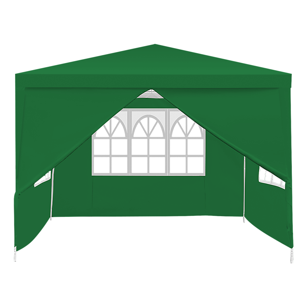 3x3m Gazebo Outdoor Marquee Tent Canopy Green - Melbourne Home & Living