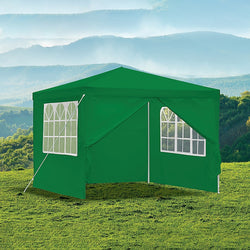 3x3m Gazebo Outdoor Marquee Tent Canopy Green - Melbourne Home & Living