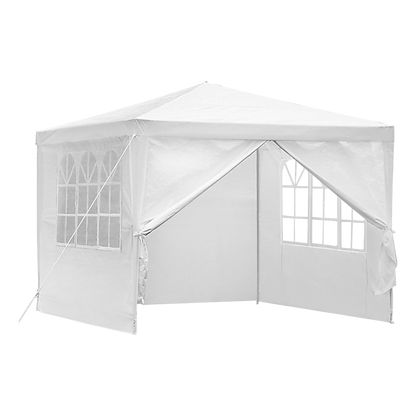 3x3m Gazebo Outdoor Marquee Tent Canopy White - Melbourne Home & Living