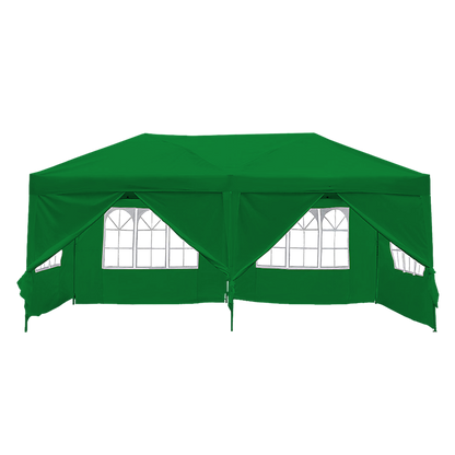 3x6m Gazebo Outdoor Marquee Tent Canopy Green - Melbourne Home & Living
