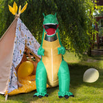 Dino Inflatable Costume With Battery-powered fan unit