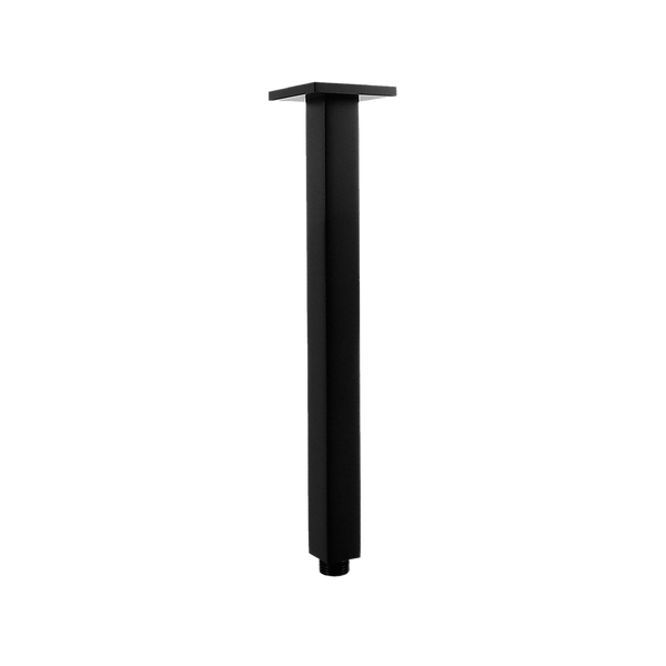  Shower Head Arm Wall Connector Electroplated Matte Black Finish