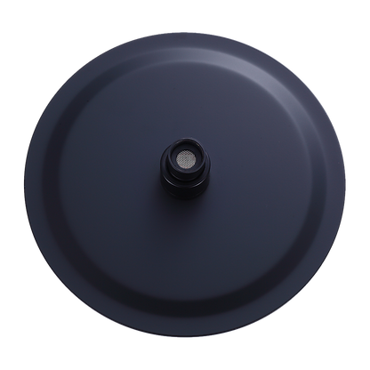 200mm Shower Head Round 304SS Showerhead Electroplated Matte Black Finish