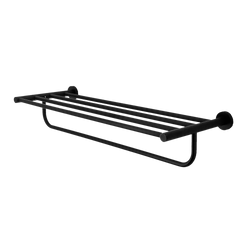 Classic Towel Bar Rail Bathroom Electroplated Matte Black Finish