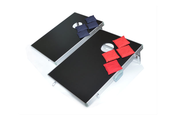  Bean Bag Toss Cornhole Game Set Aluminium Frame Portable Design