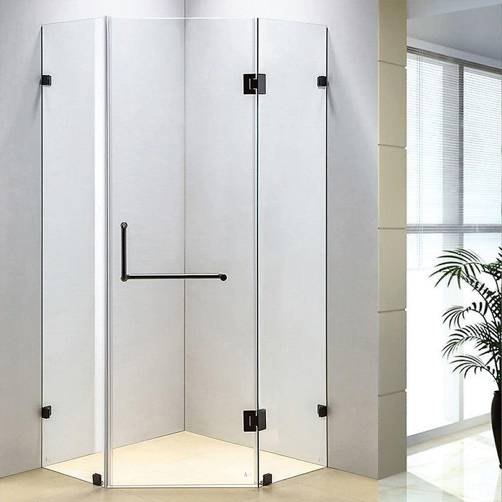 900 X 900Mm Frameless Glass Shower Screen