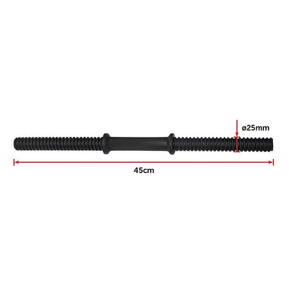 45Cm - 1 Pair Dumbbell Bar 25Mm Diameter - Pvc Coated Dumbell Handle