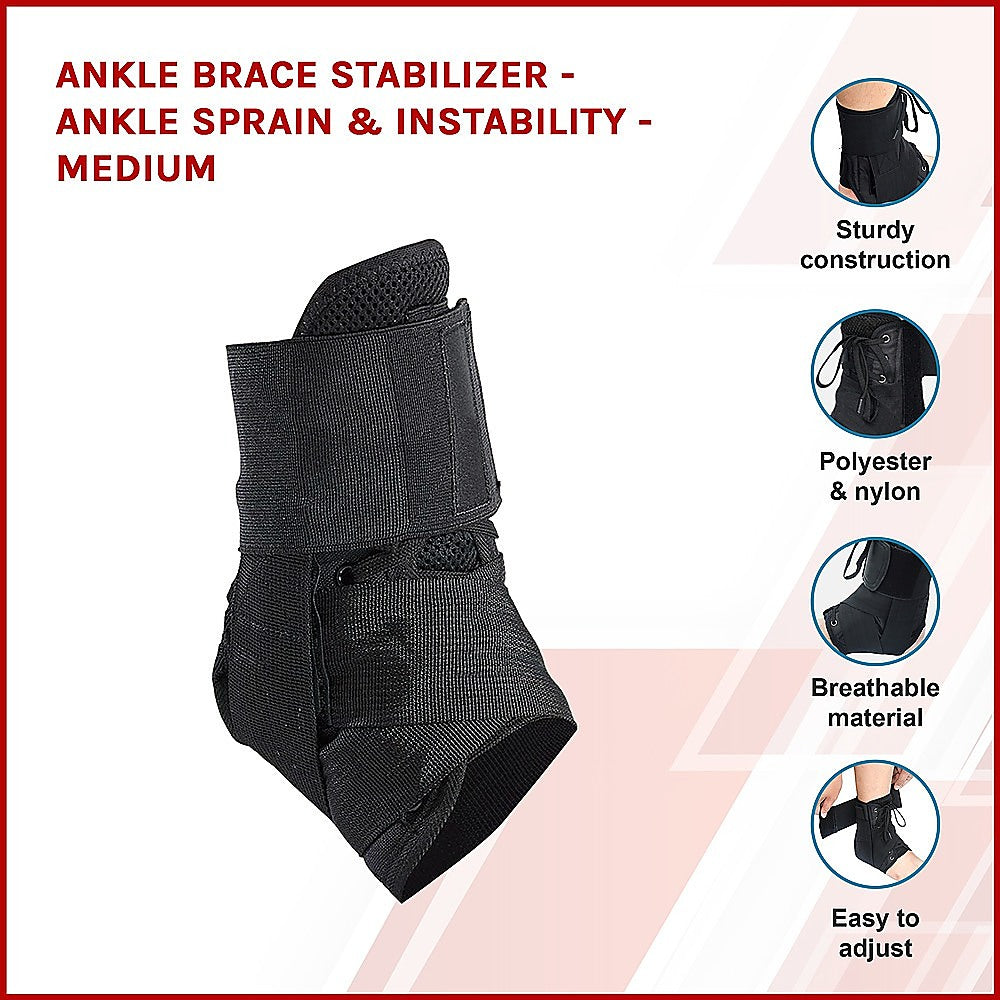 Ankle Brace Support Stabiliser - Medium