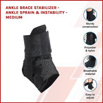 MEDIUM Ankle Brace Stabilizer - Ankle sprain & instability