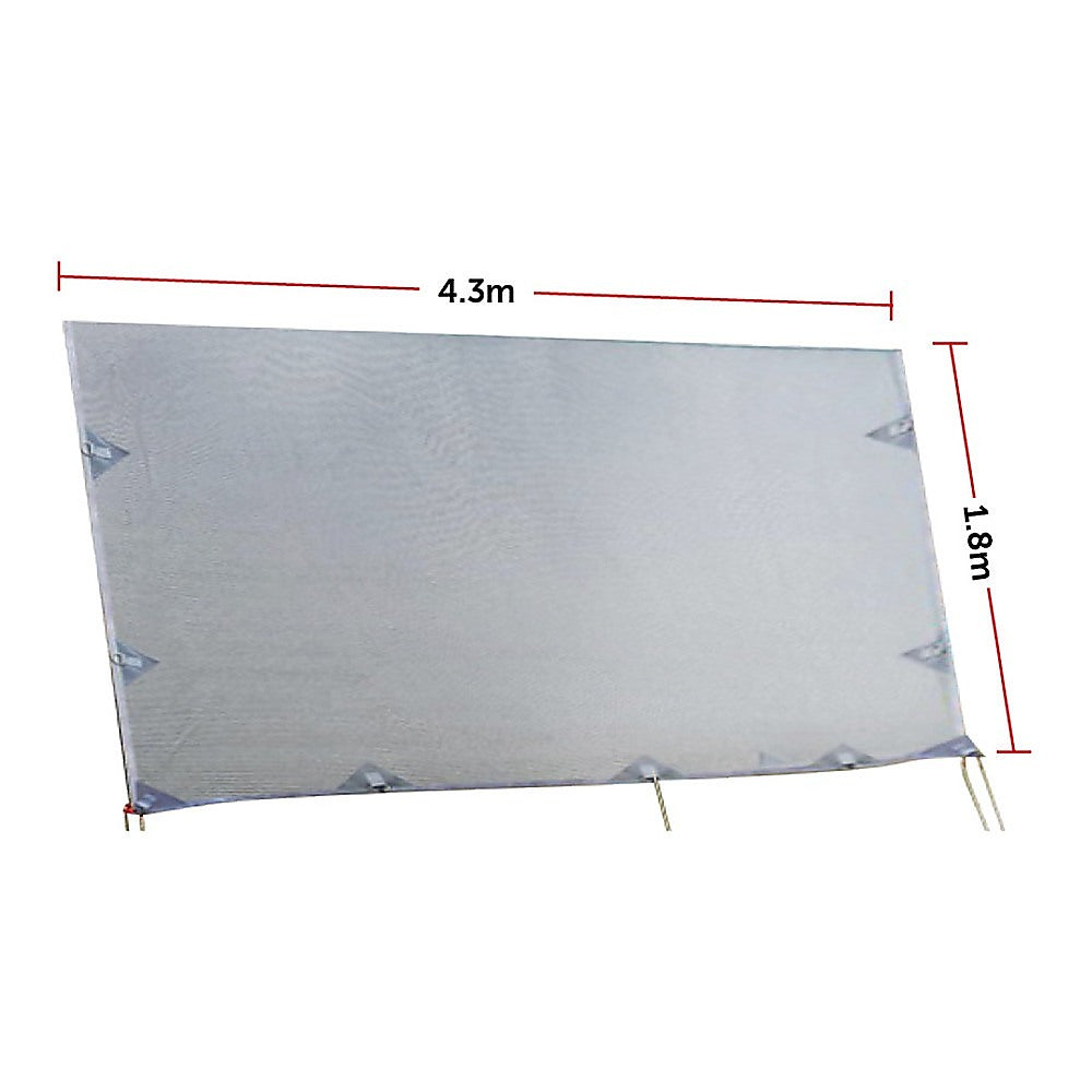 4.3M Caravan Privacy Screen Side Sunshade