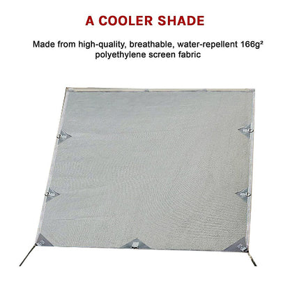Pop Top Caravan Privacy Screen Side Extension 2.1 X 1.8M