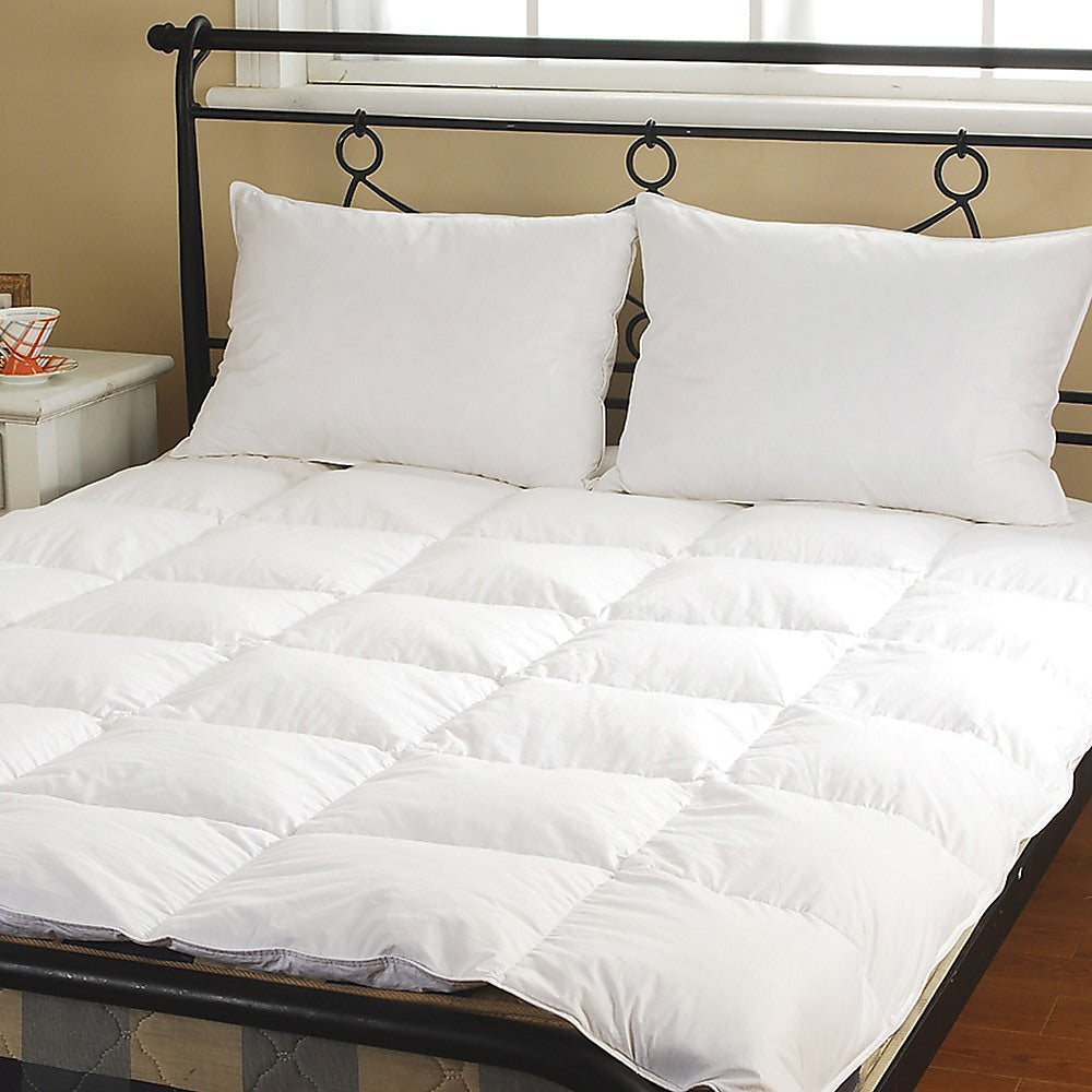 King Single Quilt - 100% White Duck Feather