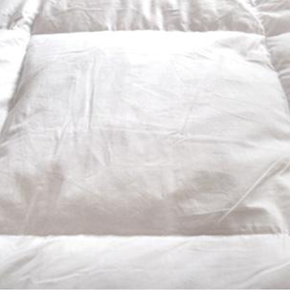 King Single Quilt - 100% White Duck Feather