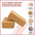 Set Of 2 Organic Cork Yoga Blocks
