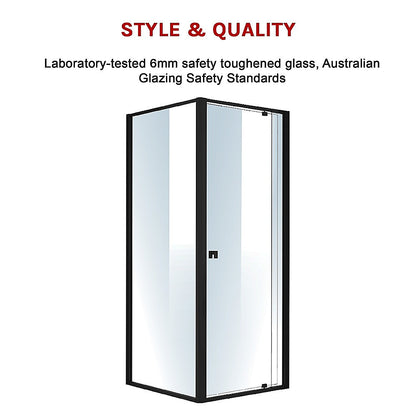 Semi Frameless Shower Screen (74~82)X 195Cm & (77~80)X 195Cm Side As/Nzs Glass