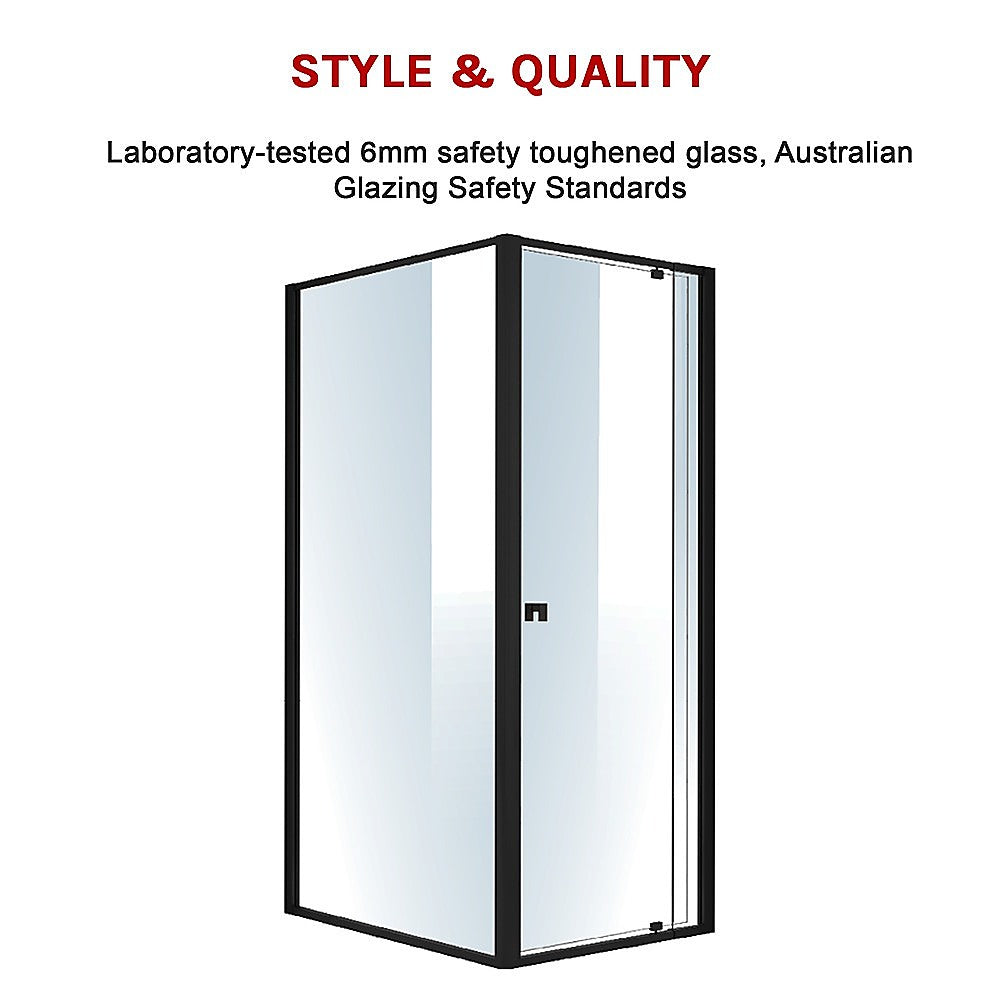 Semi Frameless Shower Screen (74~82)X 195Cm & (98~101)X 195Cm Side As/Nzs Glass