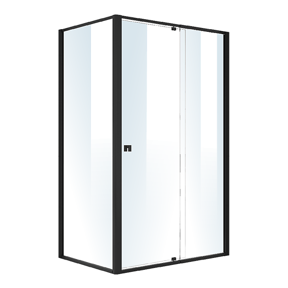 Semi Frameless Shower Screen (114~122)X 195Cm & (77~80)X 195Cm Side As/Nzs Glass