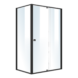 Semi Frameless Shower Screen (114~122)X 195Cm & (77~80)X 195Cm Side As/Nzs Glass