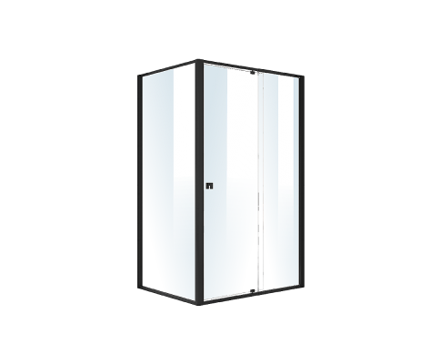 Semi Frameless Shower Screen (114~122)X 195Cm & (89~92)X 195Cm Side As/Nzs Glass