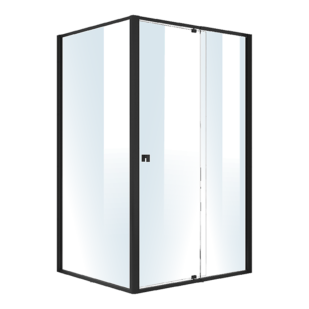 Semi Frameless Shower Screen (114~122)X 195Cm & (98~101)X195Cm Side As/Nzs Glass
