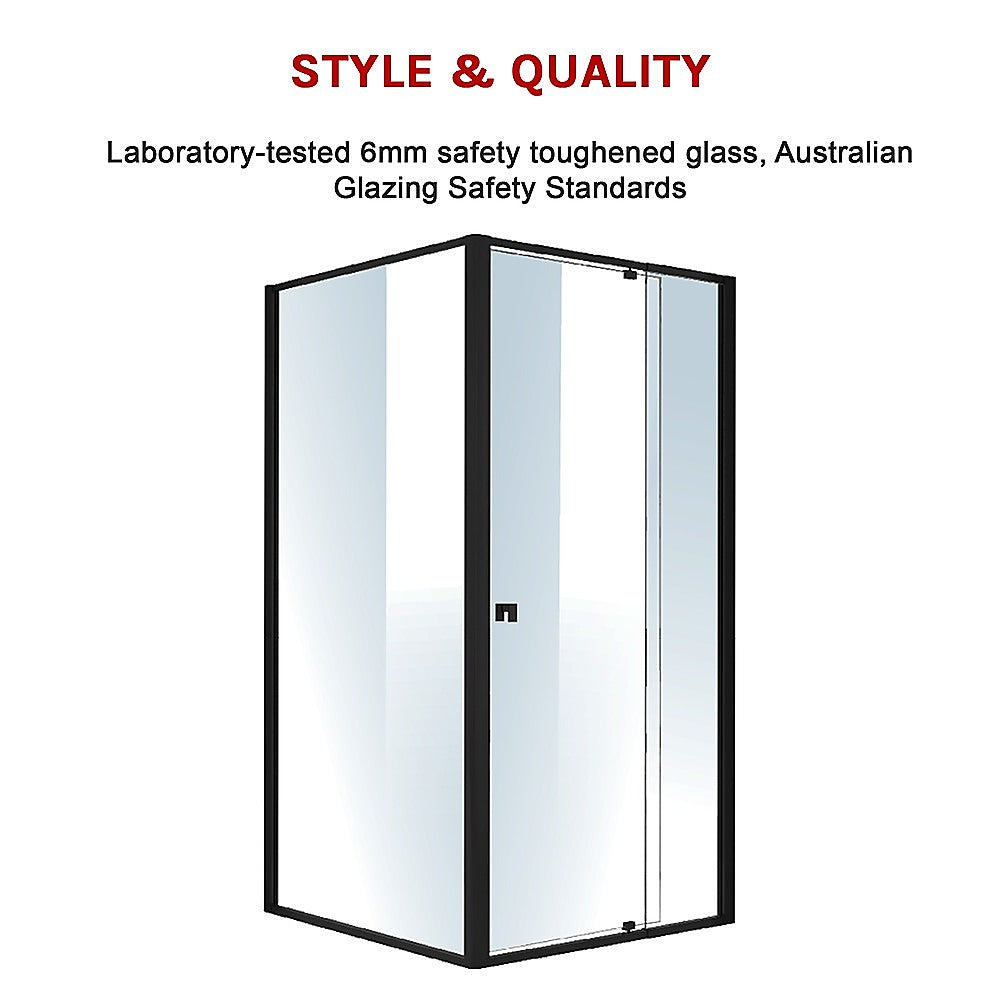 Semi Frameless Shower Screen (98~106)X 195Cm & (98~101)X 195Cm Side As/Nzs Glass