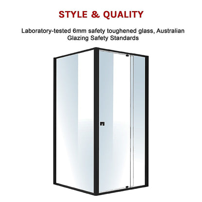 Semi Frameless Shower Screen (98~106)X 195Cm & (98~101)X 195Cm Side As/Nzs Glass