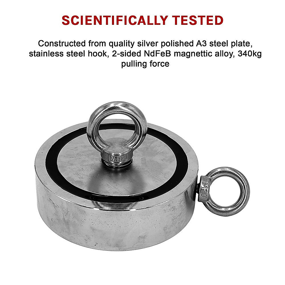 340Kg Neodymium Recovery Magnet Hook For Treasure Hunting & Fishing