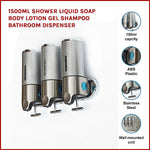 1500Ml Shower Liquid Soap Body Lotion Gel Shampoo Bathroom
