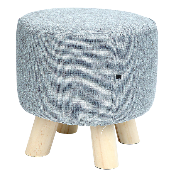  Fabric Ottoman Foot Stool With Wood Storage