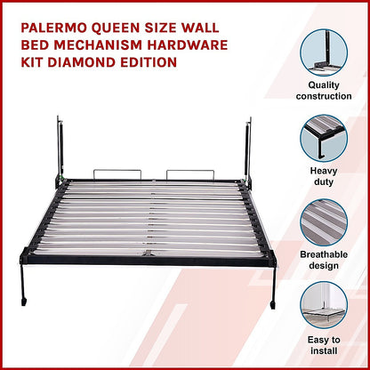 Queen Size Wall Bed Mechanism Hardware Kit Diamond Edition