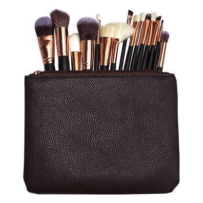 15-Piece Pro Face Powder Makeup Brushes Set