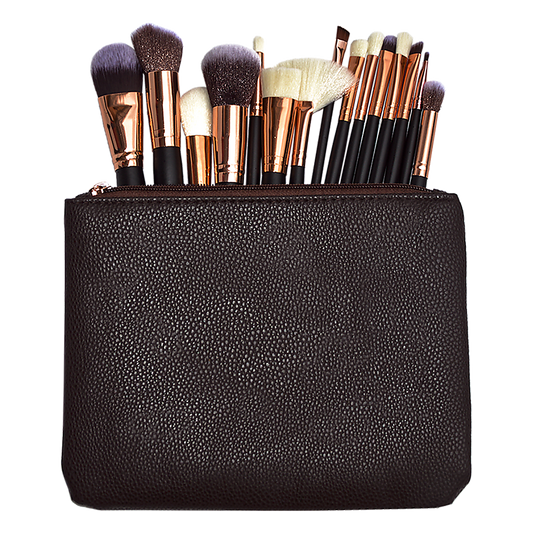 15-Piece Pro Face Powder Makeup Brushes Set