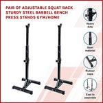 Adjustable Squat Rack Barbell Bench Press Stands