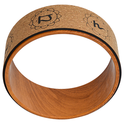 Cork Yoga Pilates Wheel Prop