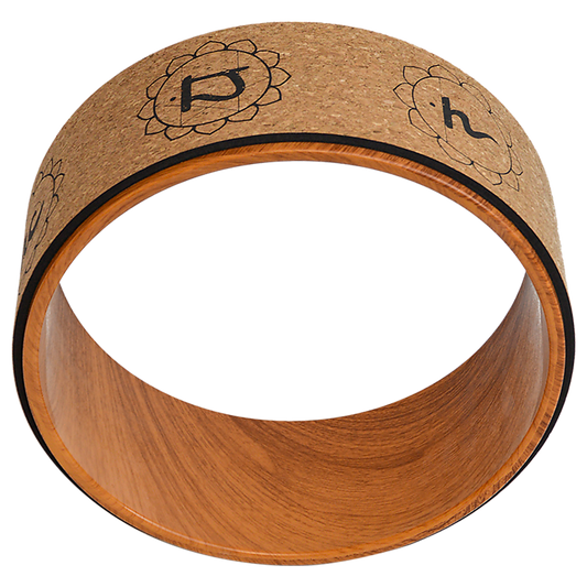 Cork Yoga Pilates Wheel Prop
