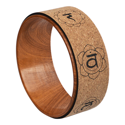 Cork Yoga Pilates Wheel Prop