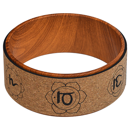 Cork Yoga Pilates Wheel Prop