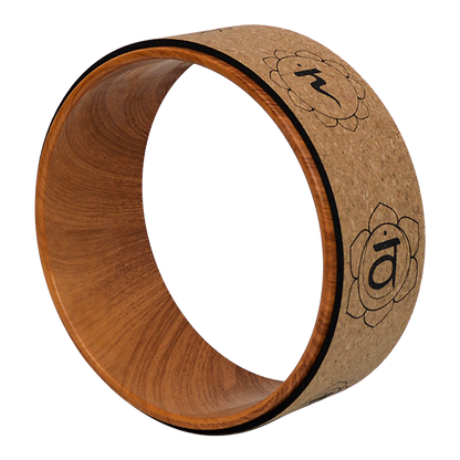 Cork Yoga Pilates Wheel Prop