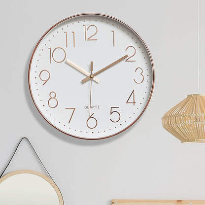 Silent Non-Ticking Modern Wall Clock