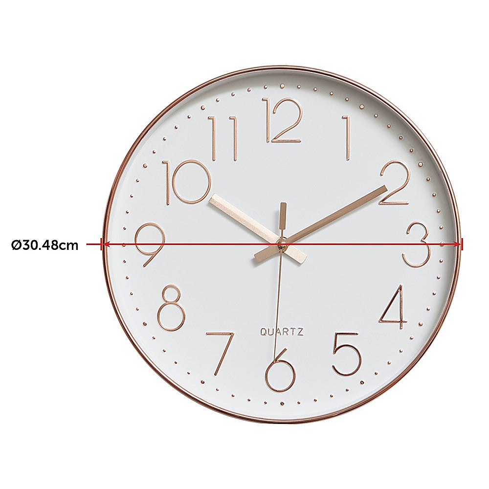 Silent Non-Ticking Modern Wall Clock