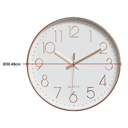 Silent Non-Ticking Modern Wall Clock