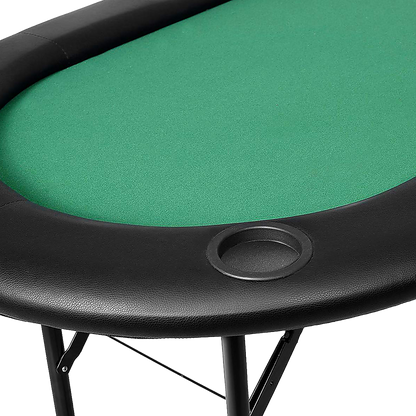 Folding Poker Blackjack Table, 8 Players
