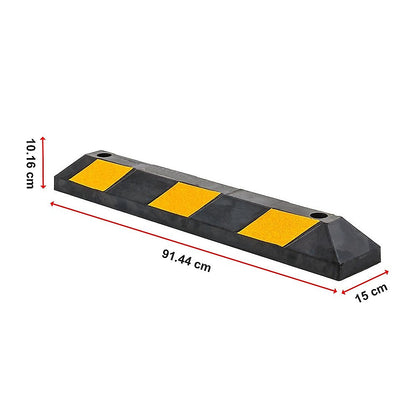 Heavy Duty Rubber Curb Parking Guide
