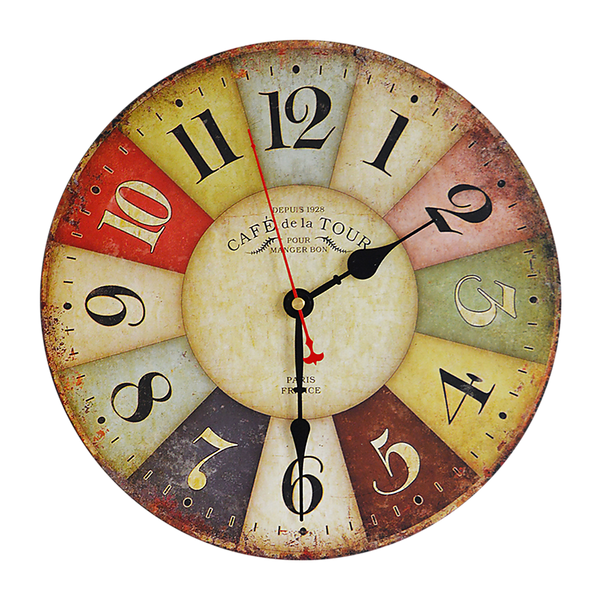  Large Colourful Wall Clock