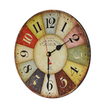 Large Colourful Wall Clock