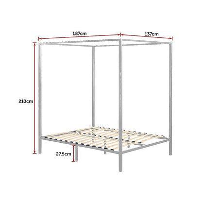 4 Four Poster Double Bed Frame